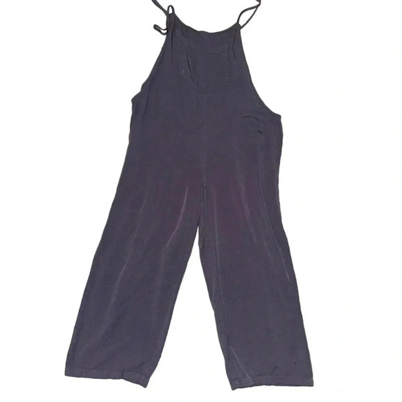 Loveriche Casual Gray Sleeveless Cropped  Relaxed Fit Front Pocket romper - Picture 12 of 13